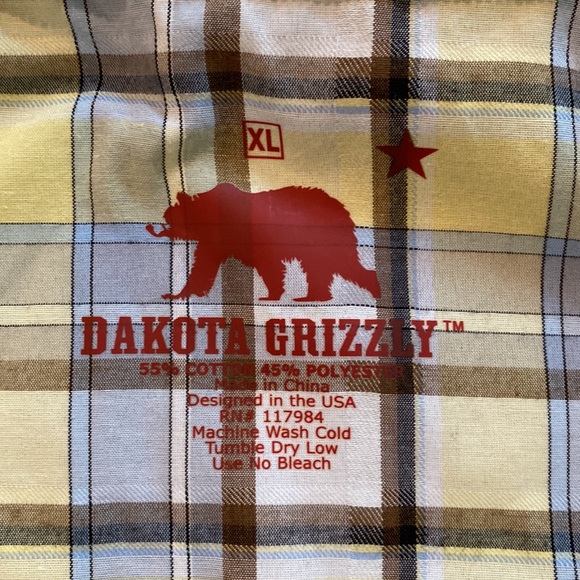 Mens plaid snap button western workwear button down shirt - Picture 4 of 6